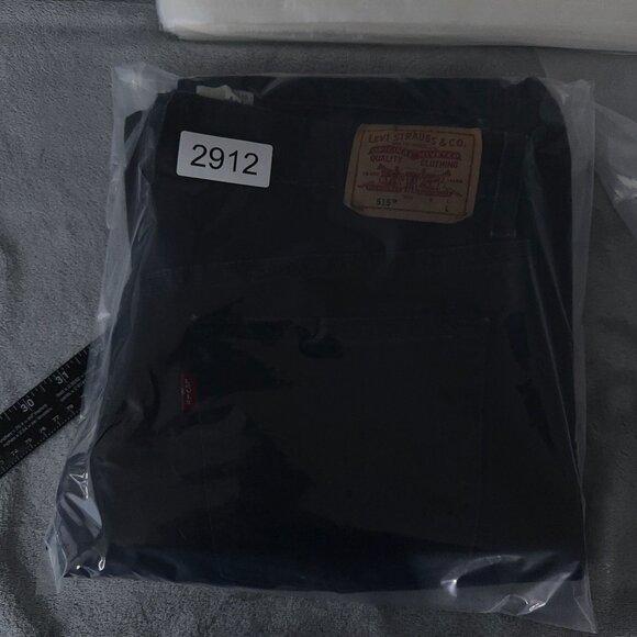 Levis 515 Nouveau Bootcut Jeans Womens Size 10 Long Mid Rise Dark Wash Blue - Picture 12 of 12